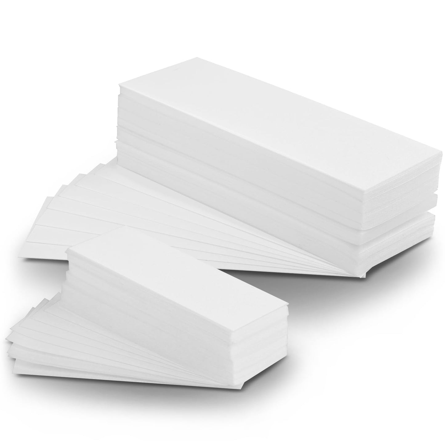 Charmonic 300 Pcs Wax Strips, Non-Woven Waxing Strips for Sugar Wax and Soft Wax, Skin-friendly Depilatory Wax Paper for Eyebrow, Face, Bikini, Body Hair Removal (Large 2.8" x 7.9", Small 1.5" x 3.9")