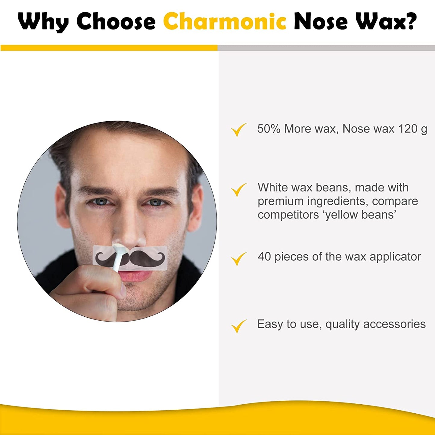 Charmonic 120g Wax Nose Wax Kit