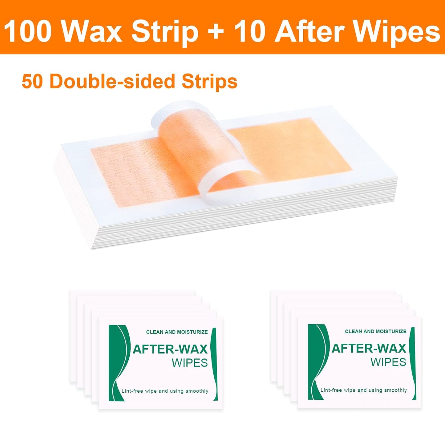 Charmonic 100pcs Wax Strips