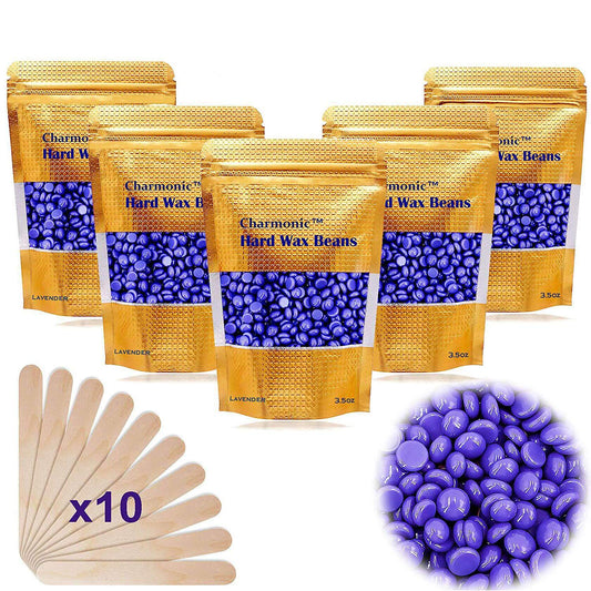 10/20packs 500g Hard Wax Beads (Lavender)