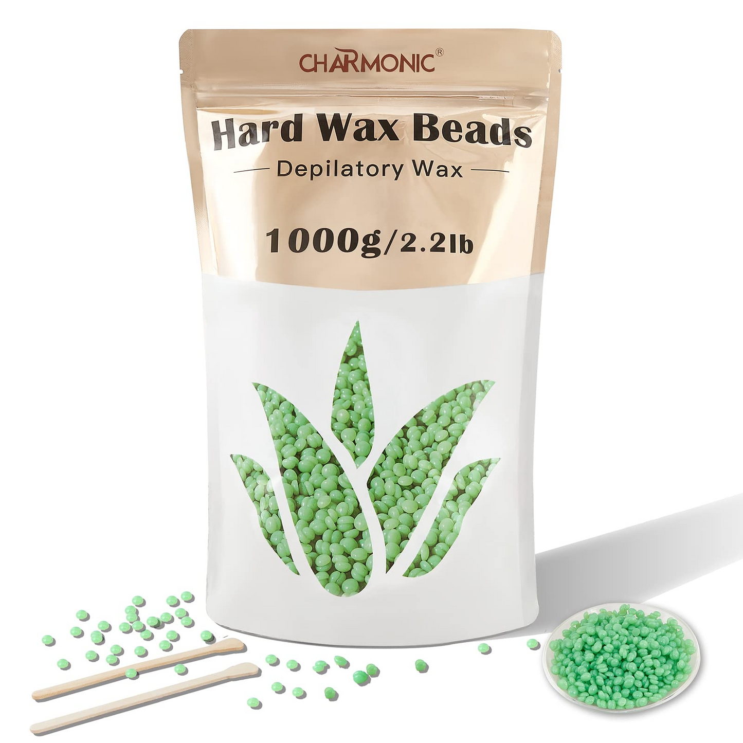 Charmonic 2.2LB/1000g Hard Wax Beads