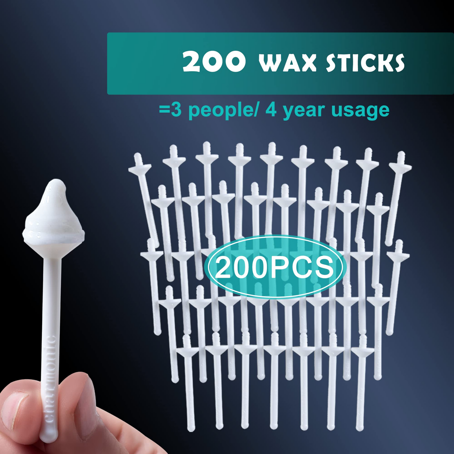 Charmonic 200 Pcs Wax Sticks